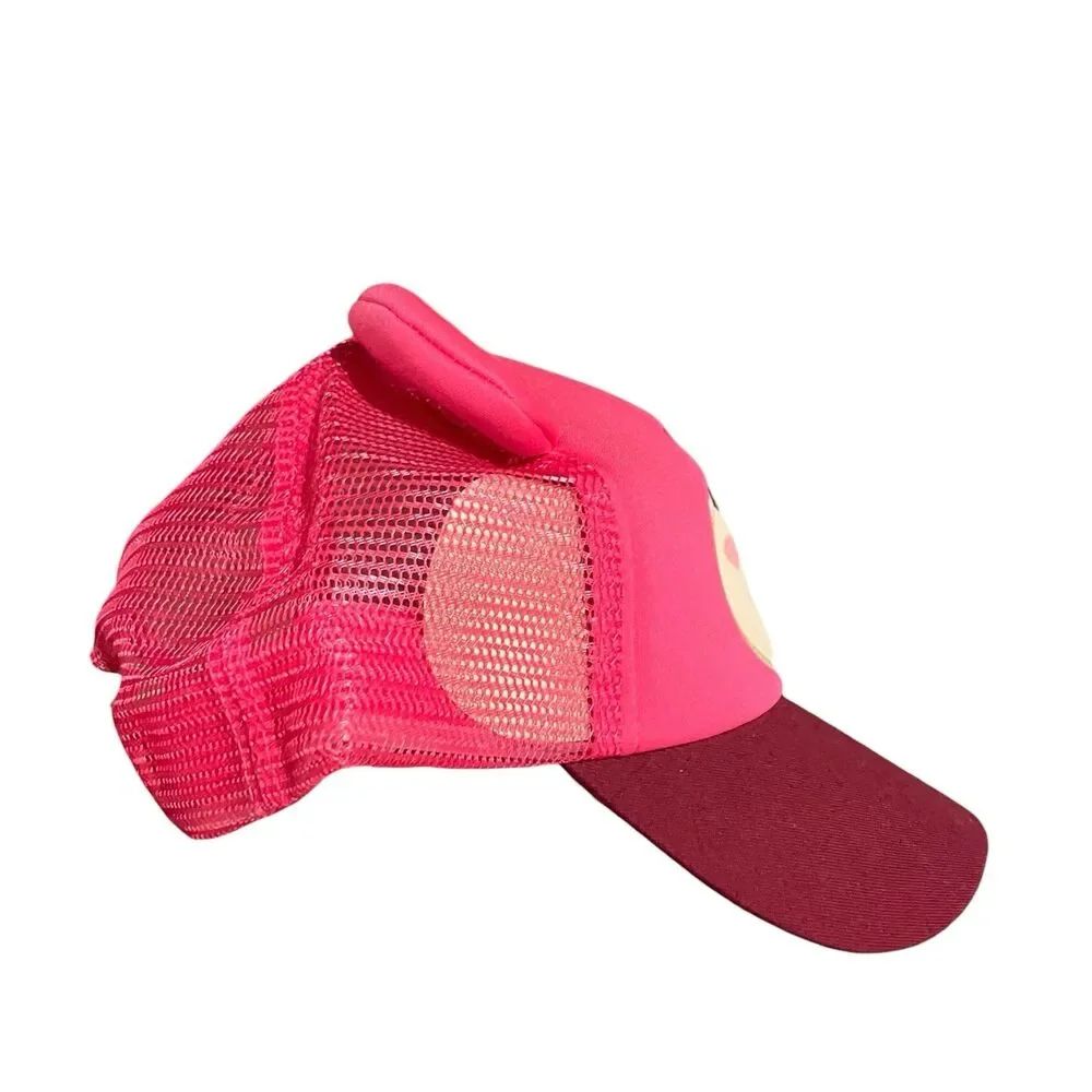 Disney Parks Lotso Hat Womens Pink Toy Story Bear Ears Mesh Trucker Snapback Cap